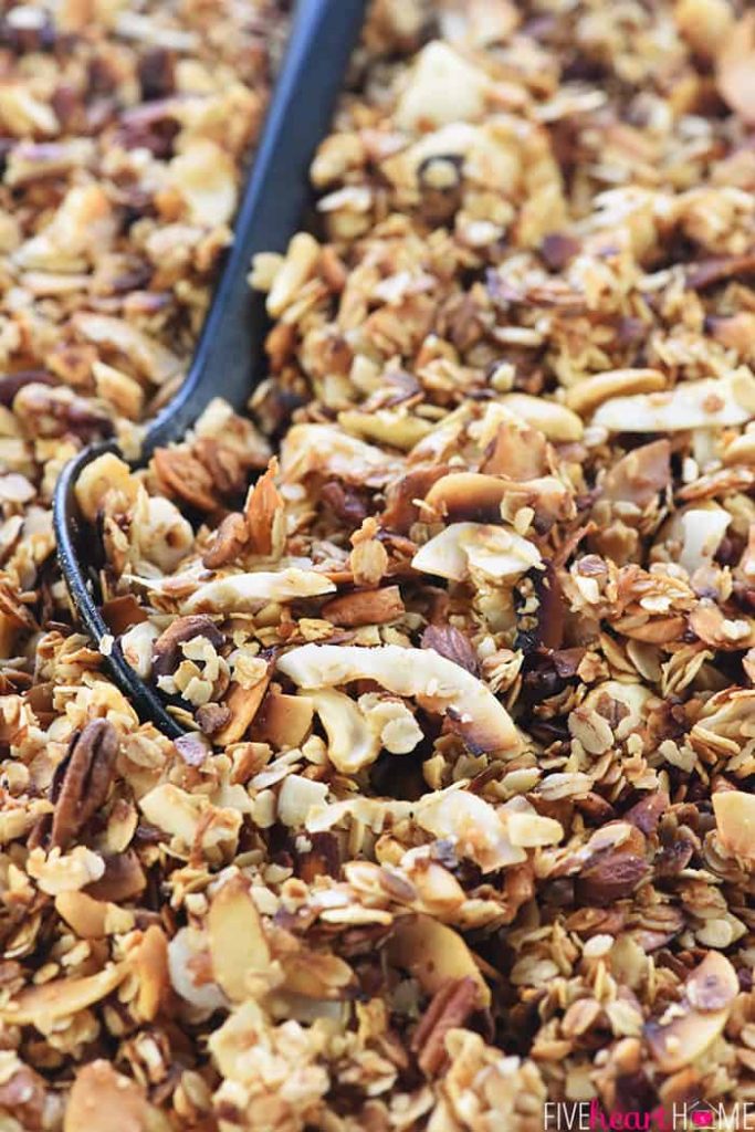 Crunchy Granola cooked in a Slowcooker